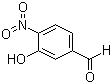 3-Hydroxy-4-nitrobenzaldehyde molecular structure (CAS 704-13-2)