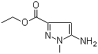 5-Amino-1-methyl-1H-pyrazole-3-carboxylic acid ethyl ester molecular structure (CAS 70500-80-0)