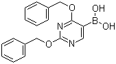 2,4-Bis(benzyloxy)pyrimidine-5-boronic acid molecular structure (CAS 70523-24-9)