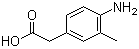 4-Amino-3-methylbenzeneacetic acid molecular structure (CAS 705240-99-9)