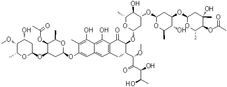 Chromomycin A3 molecular structure (CAS 7059-24-7)