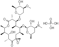 structure of CAS# 7060-74-4, Oleandomycin phosphate;Matromycin