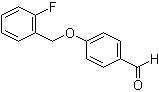 structure of CAS# 70627-20-2, 4-(2-Fluorobenzyloxy)benzaldehyde;4-(2-Fluorophenylmethoxy)benzaldehyde