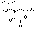 structure of CAS# 70630-17-0, Metalaxyl-M;N-(2,6-Dimethylphenyl)-N-(methoxyacetyl)-alanine methyl ester; (R)-2-{(2,6-Dimethylphenylmethoxy)acetylamino}-propionic acid methyl ester