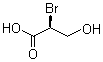 (S)-2-Bromo-3-hydroxypropanoic acid molecular structure (CAS 70671-46-4)