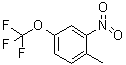 structure of CAS# 70692-45-4, 1-Methyl-2-nitro-4-trifluoromethoxybenzene;1-Methyl-2-nitro-4-(trifluoromethoxy)benzene
