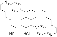 structure of CAS# 70775-75-6, Octenidine hydrochloride;N,N'-(1,10-Decanediyldi-1(4H)-pyridinyl-4-ylidene)bis(1-octanamine) dihydrochloride