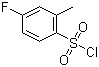 4-Fluoro-2-methylbenzenesulfonyl chloride molecular structure (CAS 7079-48-3)