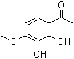 structure of CAS# 708-53-2, 2',3'-Dihydroxy-4'-methoxyacetophenone;Gallacetophenone 4-O-methyl ether; NSC 46636