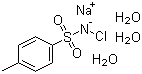 structure of CAS# 7080-50-4, Chloramine-T trihydrate;N-Chloro-p-toluenesulfonamide sodium salt trihydrate