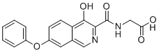 Roxadustat Desmethyl molecular structure (CAS 708263-68-7)
