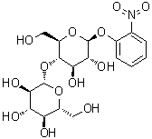 structure of CAS# 70867-33-3, 2-Nitrophenyl 4-O-beta-D-glucopyranosyl-beta-D-glucopyranoside