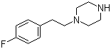 1-[2-(4-氟苯基)乙基]哌嗪分子结构 (CAS 70931-33-8)