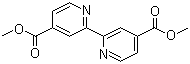 4,4'-Bis(methoxycarbonly)-2,2'-bipyridine molecular structure (CAS 71071-46-0)
