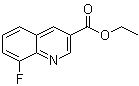 结构式 CAS# 71082-35-4, 8-氟喹啉-3-羧酸乙酯