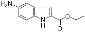 5-氨基-1H-吲哚-2-羧酸乙酯分子结构 (CAS 71086-99-2)
