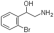 2-Amino-1-(2-bromophenyl)ethanol molecular structure (CAS 71095-20-0)