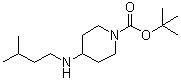 1,1-Dimethylethyl 4-[(3-methylbutyl)amino]piperidine-1-carboxylate molecular structure (CAS 710974-71-3)