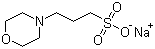 结构式 CAS# 71119-22-7, 3-(N-吗啉基)丙磺酸钠盐
