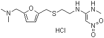 Ranitidine hydrochloride  molecular structure (CAS 71130-06-8)