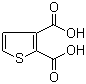 结构式 CAS# 71189-23-6, 噻吩-2,3-二羧酸