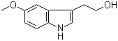 structure of CAS# 712-09-4, 5-Methoxyindole-3-ethanol;3-(2-Hydroxyethyl)-5-methoxyindole; 5-Methoxytryptophol