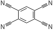1,2,4,5-苯四甲腈分子结构 (CAS 712-74-3)