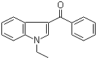 (1-Ethyl-1H-indol-3-yl)phenylmethanone molecular structure (CAS 713086-44-3)