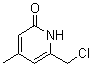 6-(Chloromethyl)-4-methyl-2(1H)-pyridinone molecular structure (CAS 71431-17-9)