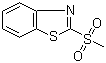 结构式 CAS# 7144-49-2, 2-(甲磺酰基)苯并噻唑