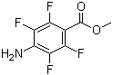 4-Amino-2,3,5,6-tetrafluorobenzoic acid methyl ester molecular structure (CAS 715-37-7)