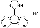 2-(9H-Fluoren-9-yl)-4,5-dihydro-1H-imidazole monohydrochloride molecular structure (CAS 7150-11-0)