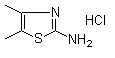 结构式 CAS# 71574-33-9, 2-氨基-4,5-二甲基噻唑盐酸盐