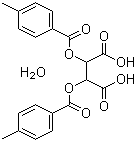 结构式 CAS# 71607-31-3, 二对甲基苯甲酰-D-酒石酸一水物