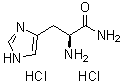 结构式 CAS# 71666-95-0, L-组胺酰胺二盐酸盐