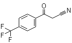 structure of CAS# 71682-94-5, (4-Trifluoromethylbenzoyl)acetonitrile;3-Oxo-3-[4-trifluoromethylphenyl]propanenitrile
