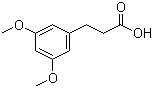 structure of CAS# 717-94-2, 3,5-Dimethoxyphenylpropionic acid;3-(3,5-Dimethoxyphenyl)propionic acid