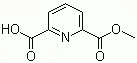 structure of CAS# 7170-36-7, 2,6-Pyridinedicarboxylic acid monomethyl ester