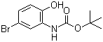 structure of CAS# 719310-30-2, N-Boc-2-Amino-4-bromophenol;(5-Bromo-2-hydroxyphenyl)carbamic acid tert-butyl ester