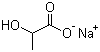 structure of CAS# 72-17-3, Sodium lactate;Sodium DL-lactate; Lactic acid sodium salt; (+/-)-2-Hydroxypropionic acid sodium salt