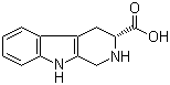 结构式 CAS# 72002-54-1, D-1,2,3,4-四氢正哈尔满碱-3-羧酸; (R)-2,3,4,9-四氢-9H-吡啶并[3,4-b]吲哚-3-甲酸