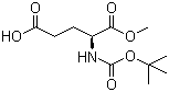 Boc-L-glutamic acid 1-methyl ester molecular structure (CAS 72086-72-7)