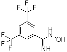 N-Hydroxy-3,5-bis(trifluoromethyl)benzenecarboximidamide molecular structure (CAS 72111-09-2)