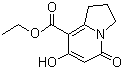 structure of CAS# 72130-68-8, Ethyl 7-hydroxy-5-oxo-1,2,3,5-tetrahydroindolizine-8-carboxylate;1,2,3,5-Tetrahydro-7-hydroxy-5-oxo-8-indolizinecarboxylic acid ethyl ester