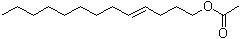 (E)-4-十三碳烯-1-醇乙酸酯分子结构 (CAS 72269-48-8)