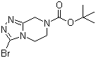 structure of CAS# 723286-80-4, 7-Boc-3-bromo-5,6,7,8-tetrahydro-1,2,4-triazolo[4,3-a]pyrazine;tert-Butyl 3-bromo-5,6-dihydro-[1,2,4]triazolo[4,3-a]pyrazine-7(8H)-carboxylate
