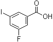structure of CAS# 723294-74-4, 3-Fluoro-5-iodobenzoic acid