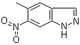 structure of CAS# 72521-00-7, 5-Methyl-6-nitroindazole;5-Methyl-6-nitro-1H-indazole