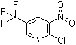 结构式 CAS# 72587-15-6, 2-氯-3-硝基-5-(三氟甲基)吡啶