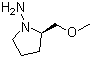 (R)-(+)-1-Amino-2-(methoxymethyl)pyrrolidine molecular structure (CAS 72748-99-3)